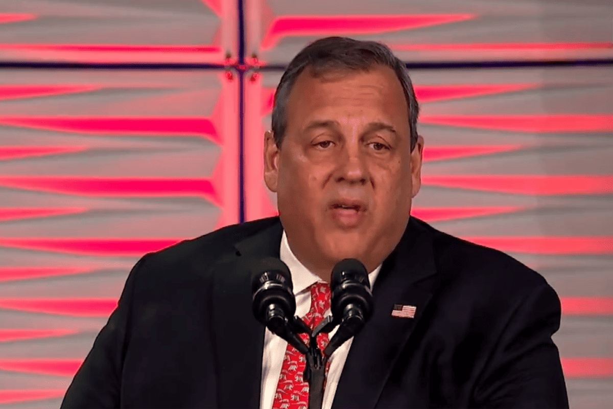 Former New Jersey Gov. Chris Christie speaks at the Republican Party of Florida Freedom Summit in Kissimmee, Fla., Nov. 4, 2023. (Video/Florida GOP, Rumble)