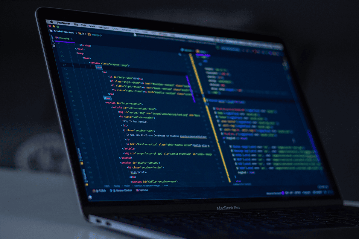 Code on a computer screen, April 12, 2019. (Photo/Arnold Francisca, Unsplash)