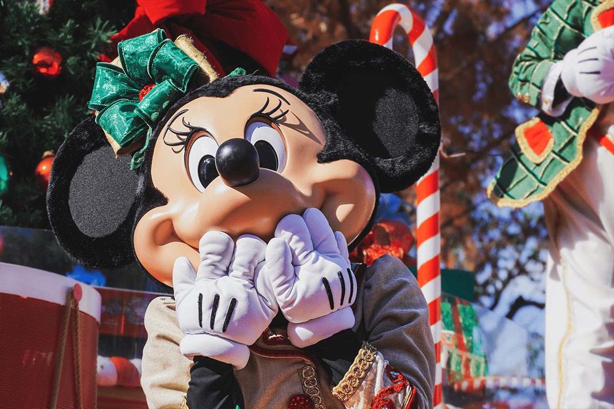 Minnie Mouse at the Magic Kingdom in Walt Disney World, Bay Lake, Fla., Jan. 22, 2021. (Adrian Valverde, Unsplash)