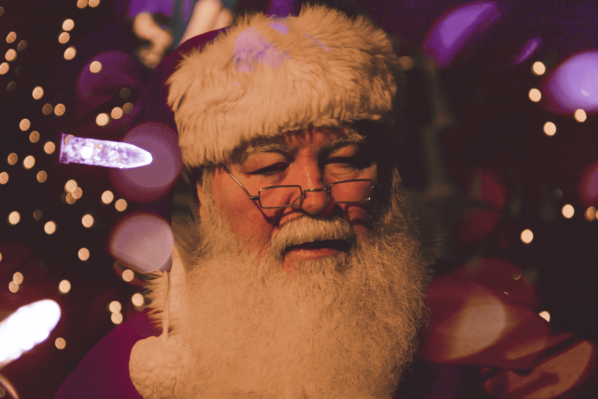 Santa Claus, Dec. 15, 2015. (Photo/Srikanta H. U, Unsplash)