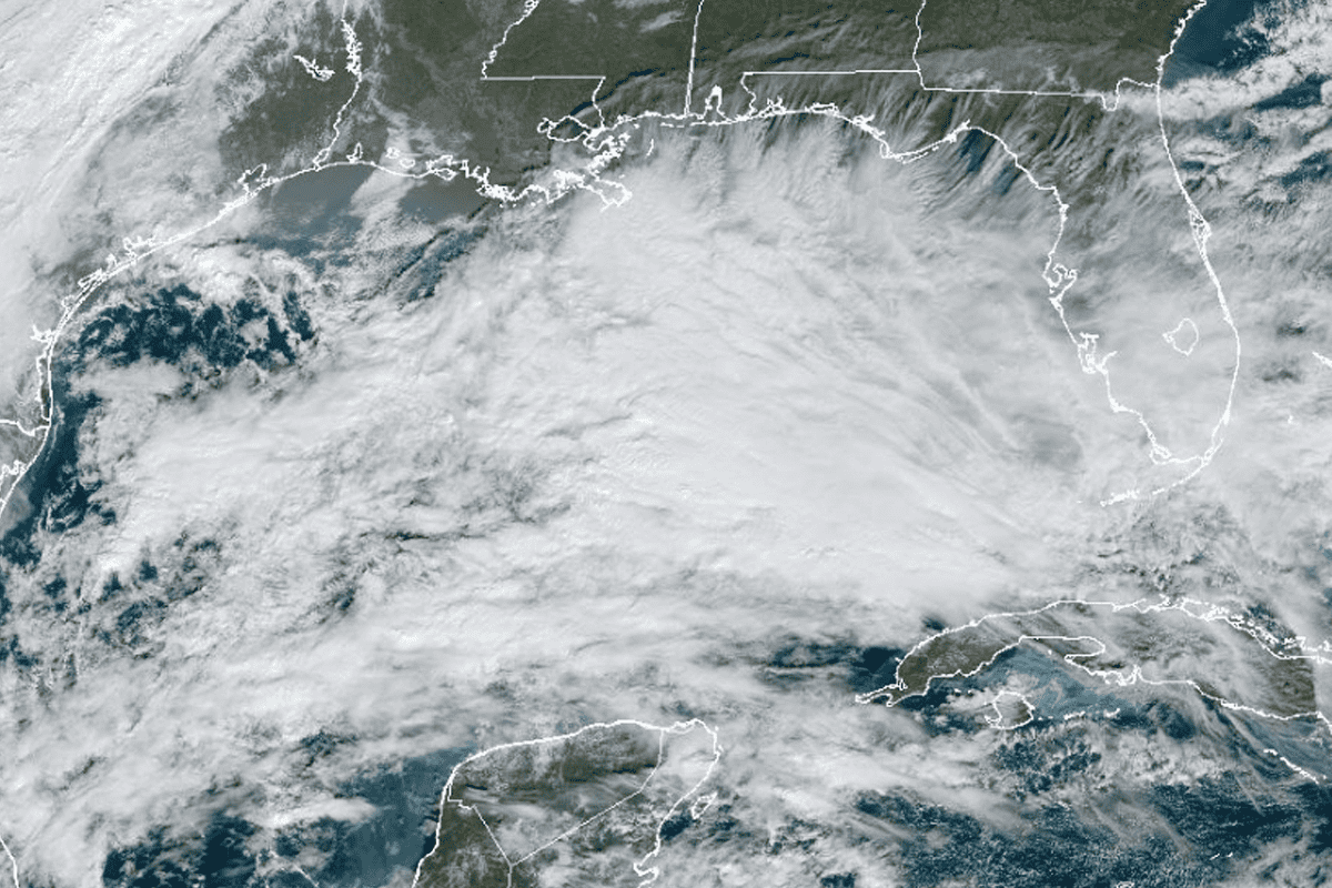 View of the Gulf of Mexico, Dec. 15, 2023. (Photo/National Hurricane Center)