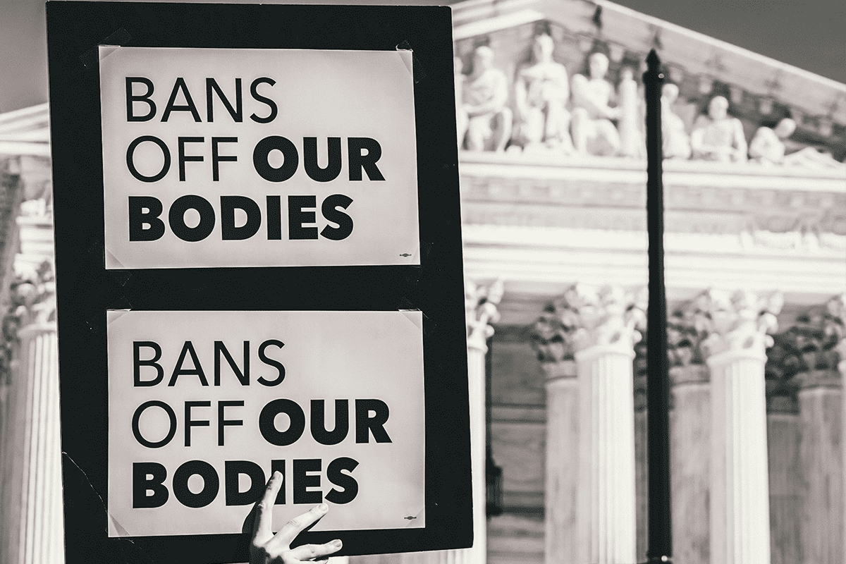 Abortion rights sign, Oct. 4, 2021, Washington, D.C. (Photo/Gayatri Malhotra, Unsplash)