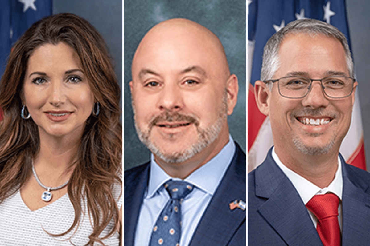 Florida Rep. Michelle Salzman, Sen. Blaise Ingoglia, and Rep. John Temple. (Photos/Florida House of Representatives and Florida Senate)