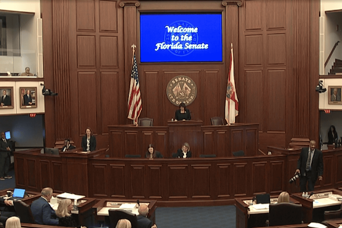 The Florida Senate, Tallahassee, Fla., Feb. 28, 2024. (Video/The Florida Channel)