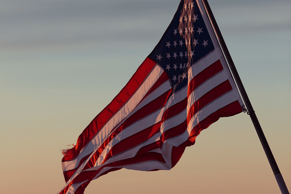 American flag, Dec. 17, 2017. (Photo/Sawyer Sutton, Pexels)