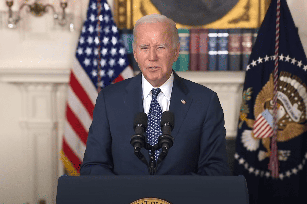 President Joe Biden delivers remarks, Washington, D.C., Feb. 9, 2024. (Video/The White House)