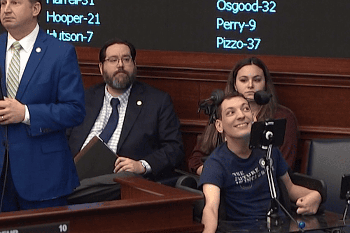 Florida Senate votes on bill to support Floridians with disabilities, Tallahassee, Fla., Feb. 7, 2024. (Video/The Florida Channel)
