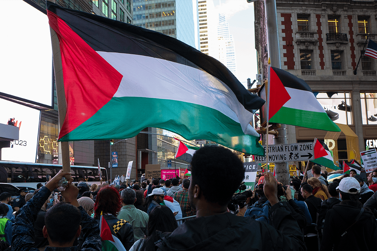 Pro-Palestine demonstration in New York, N.Y., Oct. 14, 2023. (Photo/shavnya.com, Unsplash)