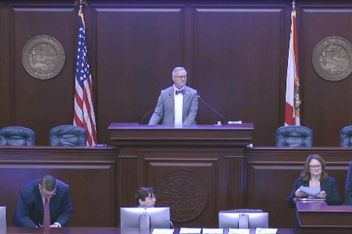 Florida House of Representatives, Tallahassee, Fla., Feb. 27, 2024. (Video/The Florida Channel)