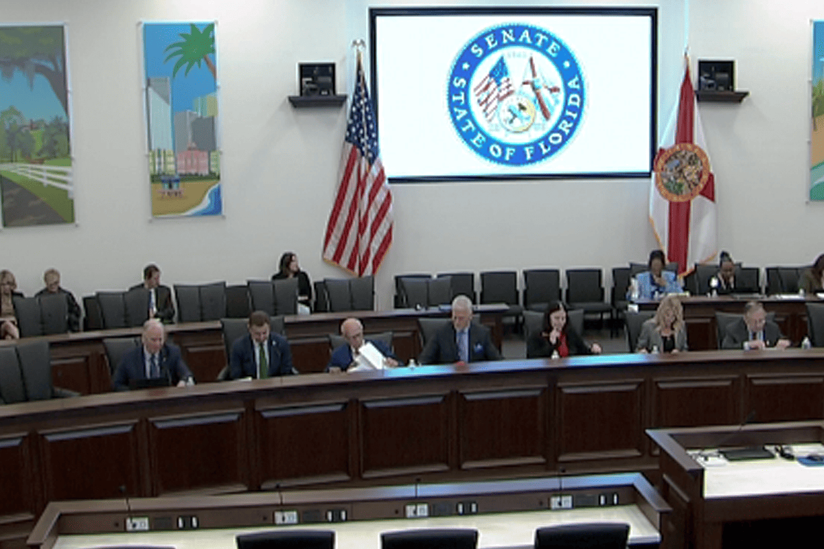 Florida Senate Committee on Rules, Tallahassee, Fla., Feb. 26, 2024. (Video/The Florida Channel)