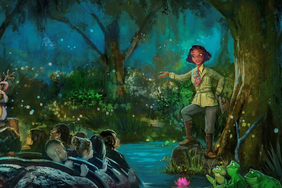 "Tiana's Bayou Adventure – Coming Summer 2024." (Image/Walt Disney World)