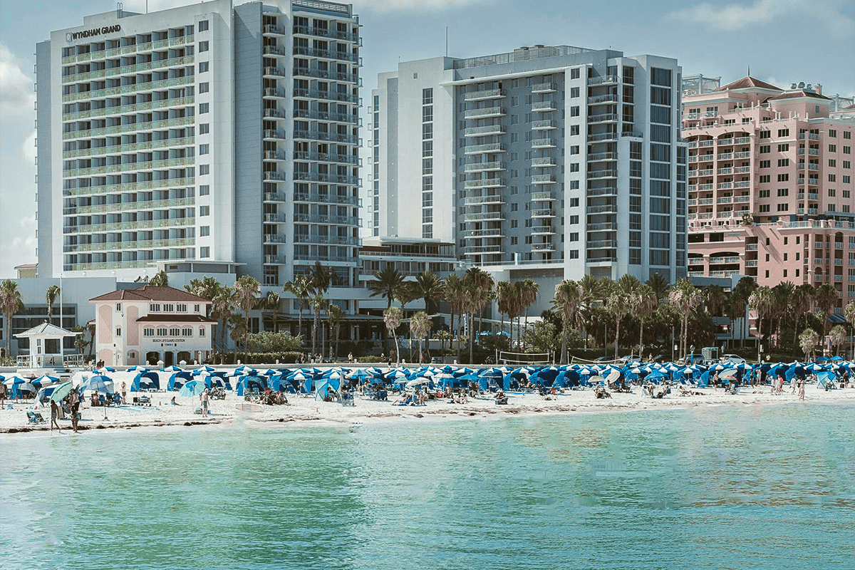 Hotels along a beach, May 23, 2023. (Photo/Maheshwar Reddy, Pexels)