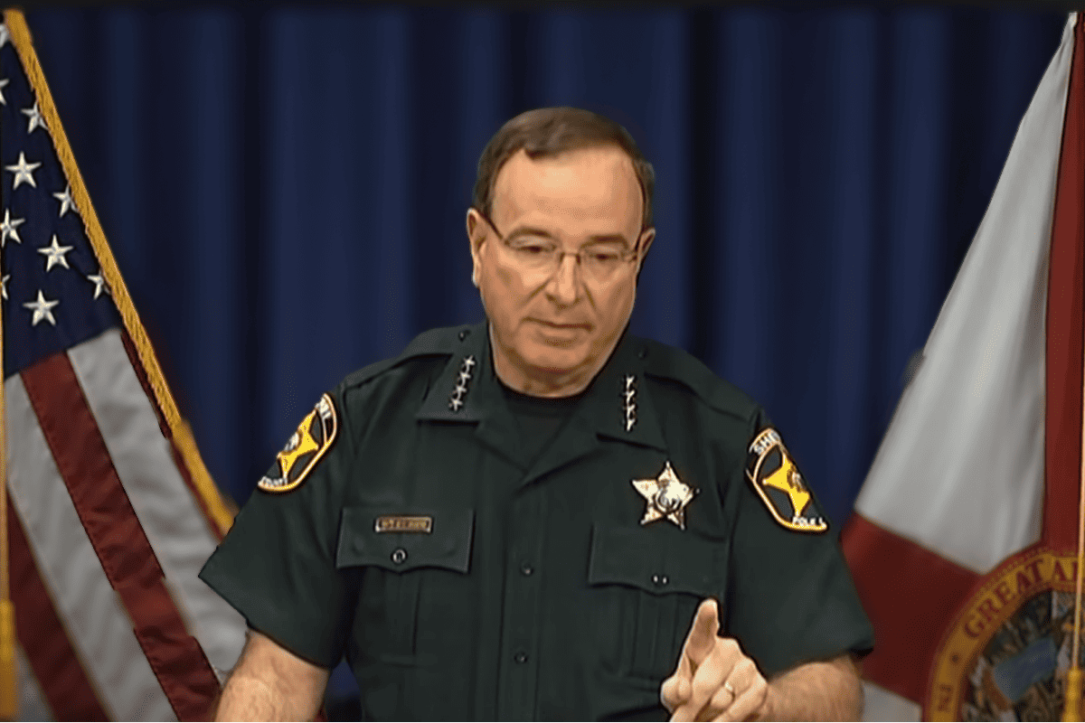 Polk County Sheriff Grady Judd, Jan. 29, 2021. (Video/Polk County Sheriff)