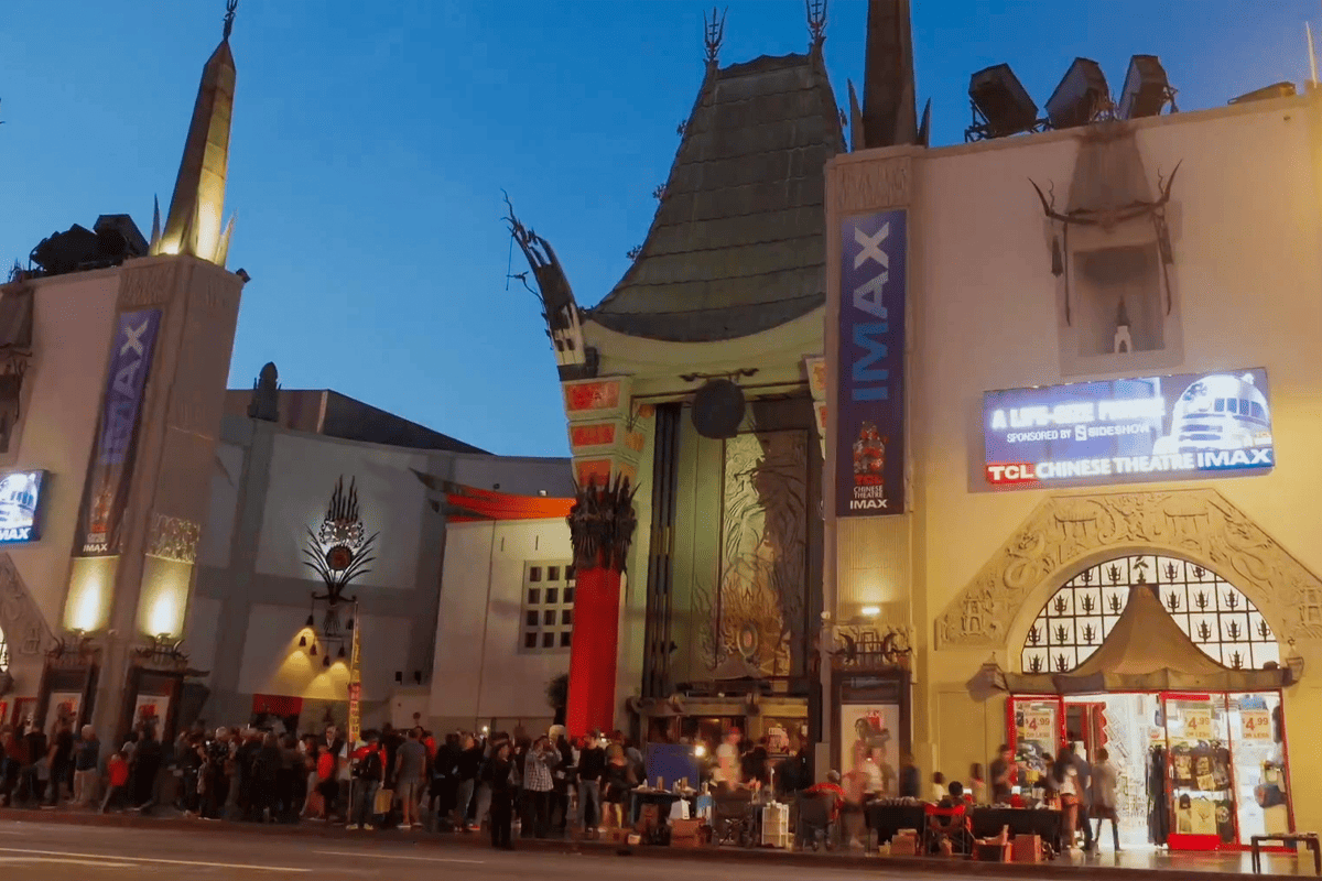 The Chinese Theater in Hollywood, Calif. (Video/NTD via EpochTV)