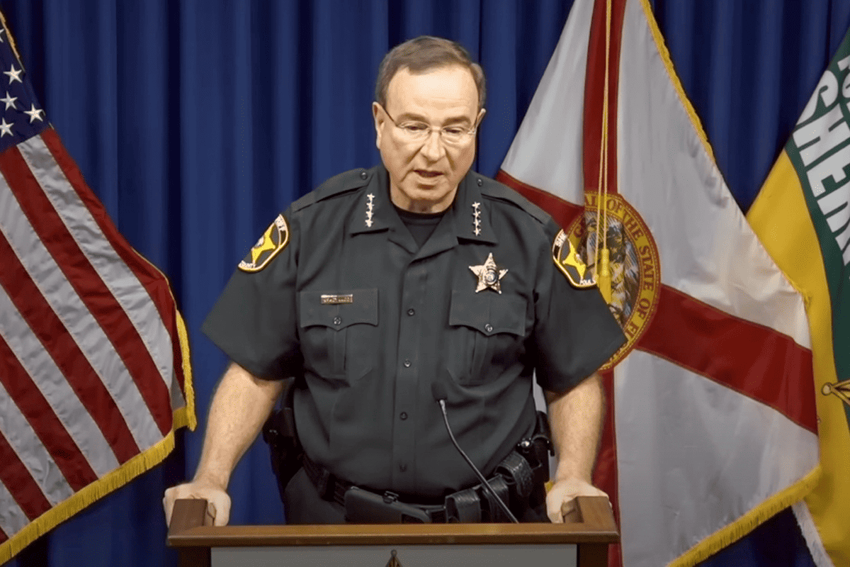 Polk County Sheriff Grady Judd, March 8, 2024. (Video/Polk Sheriff)