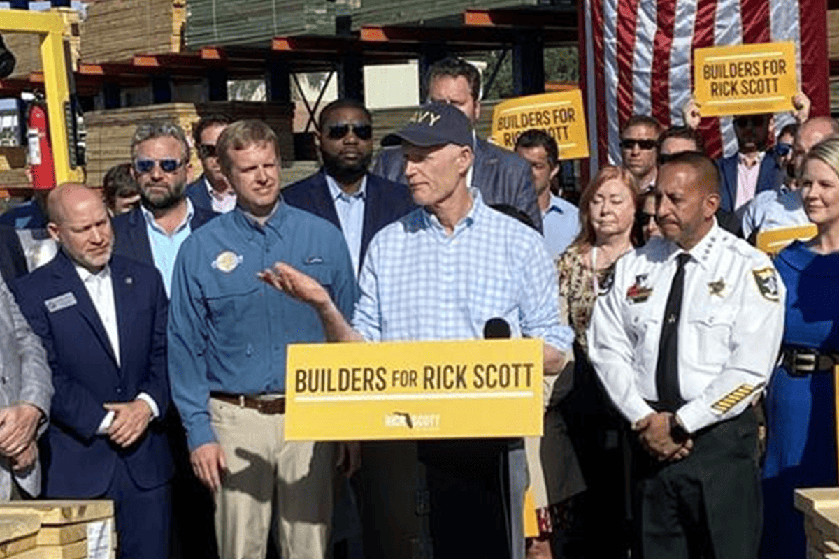Florida Republican Sen. Rick Scott, R-Fla., in Fort Myers, Fla., March 25, 2024. (Photo/Team Rick Scott)
