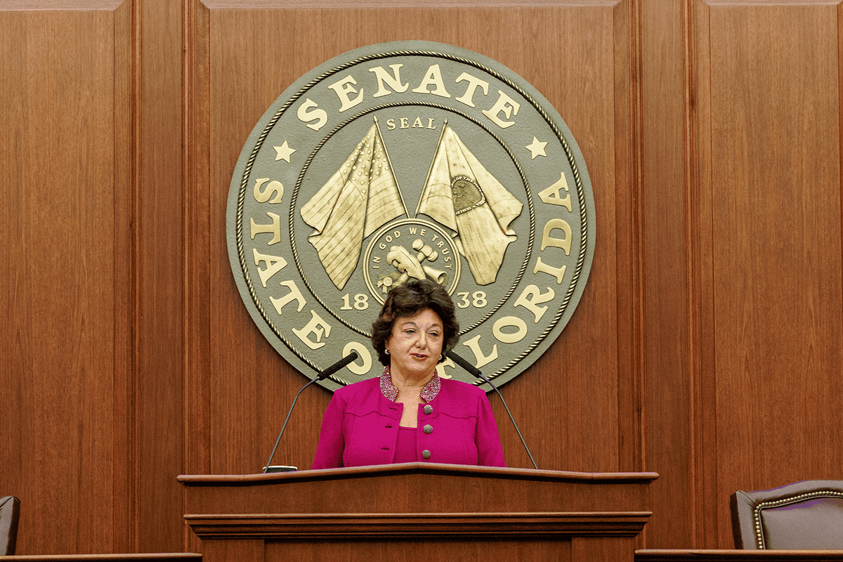Senate President Kathleen Passidomo, Tallahassee, Fla., Jan. 9, 2024. (Photo/Florida Senate)