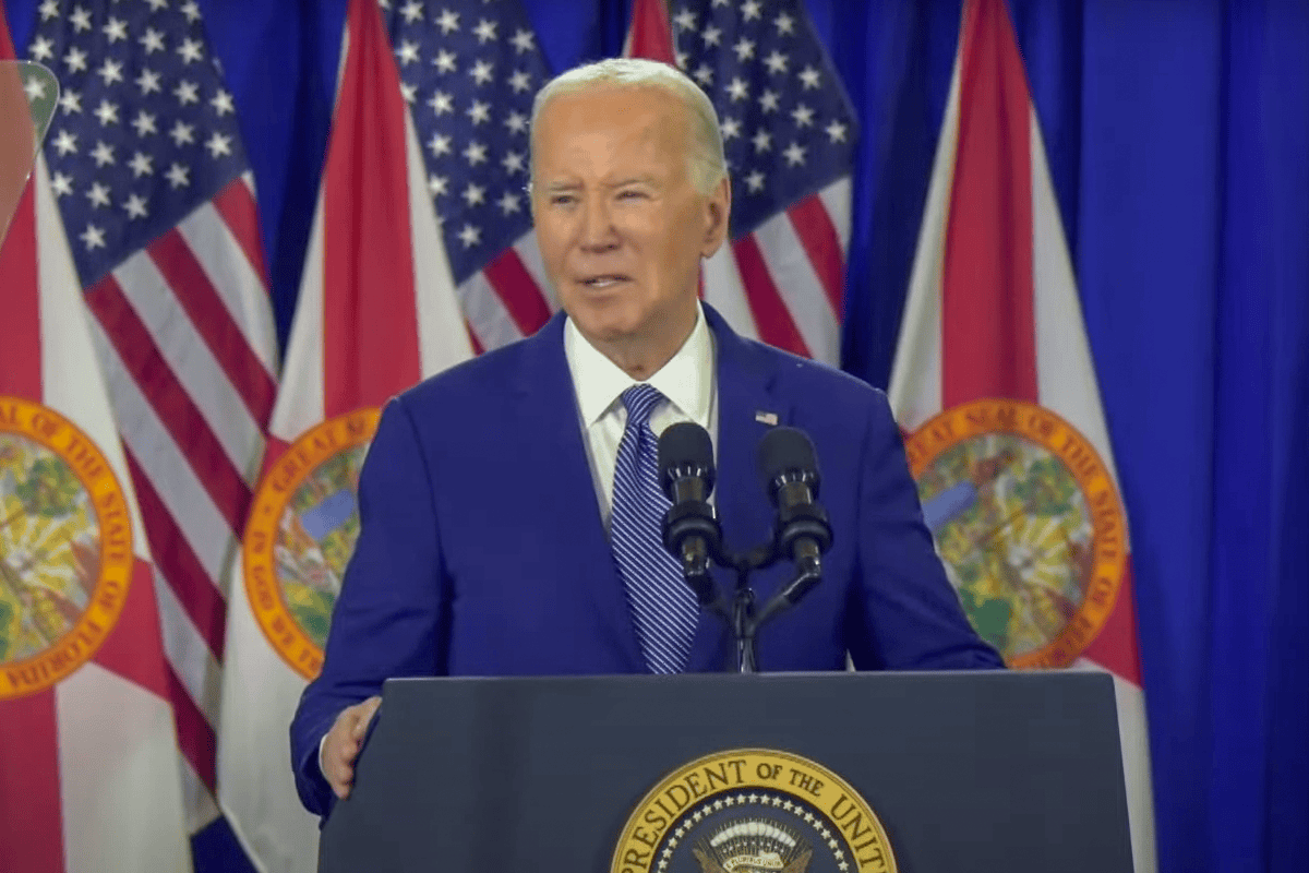 President Joe Biden speaks in Tampa, Fla., April 23, 2024. (Video/Joe Biden)