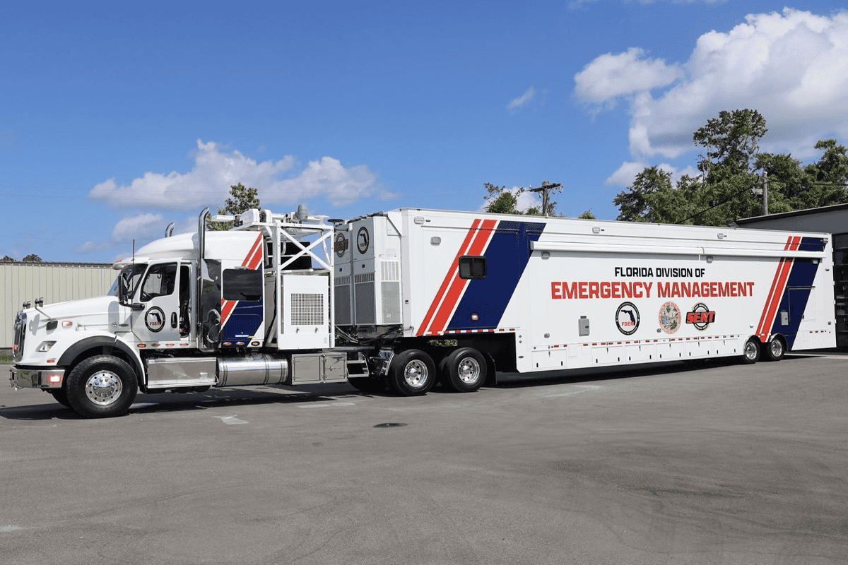Florida Division of Emergency Management vehicle, April 30, 2024. (Photo/Gov. Ron DeSantis' office)