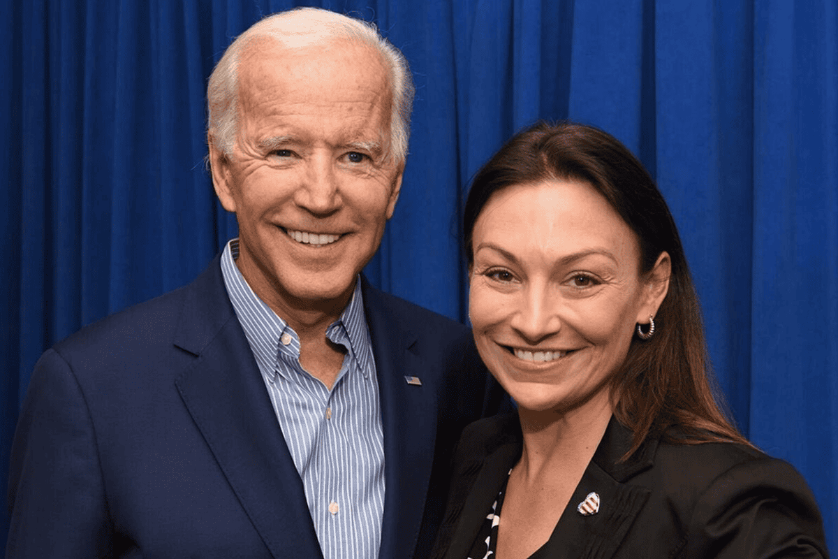 President Joe Biden and Florida Democratic Party Chairwoman Nikki Fried. (Photo/Fried, X)