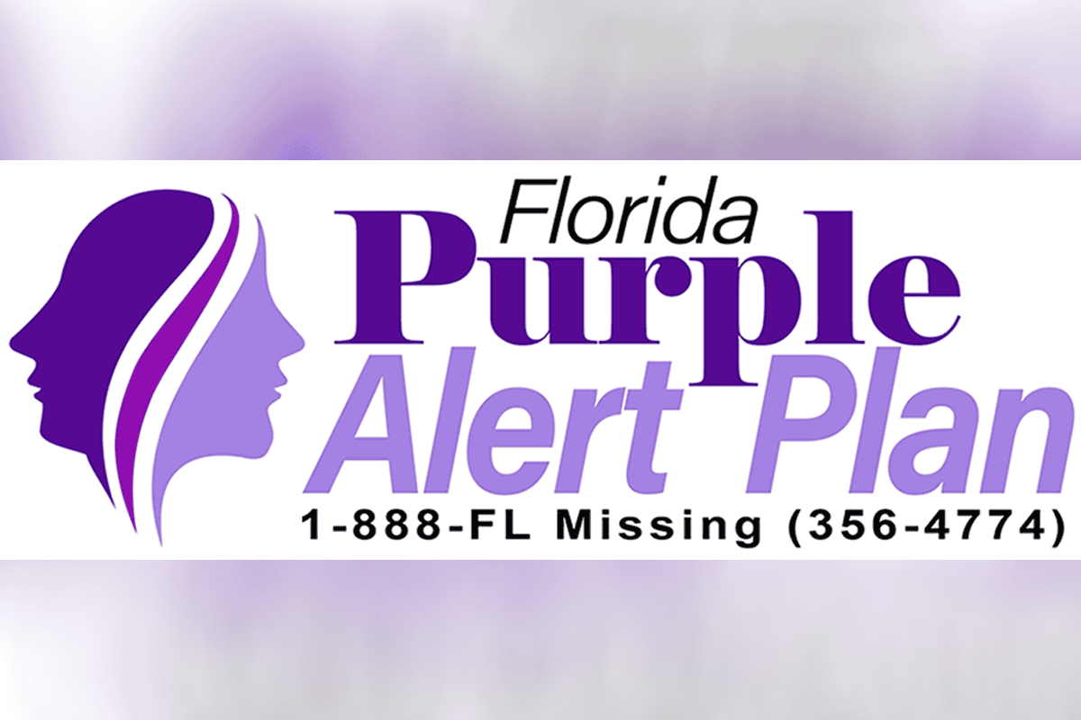 "Florida's Purple Alert Plan." (Photo/Florida Department of Law Enforcement)