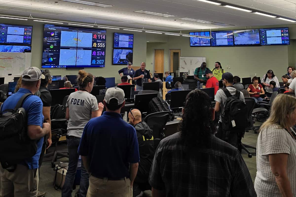 Florida personnel work to conduct damage assessments in parts of northern Florida, May 15, 2024. (Photo/Florida Division of Emergency Management)