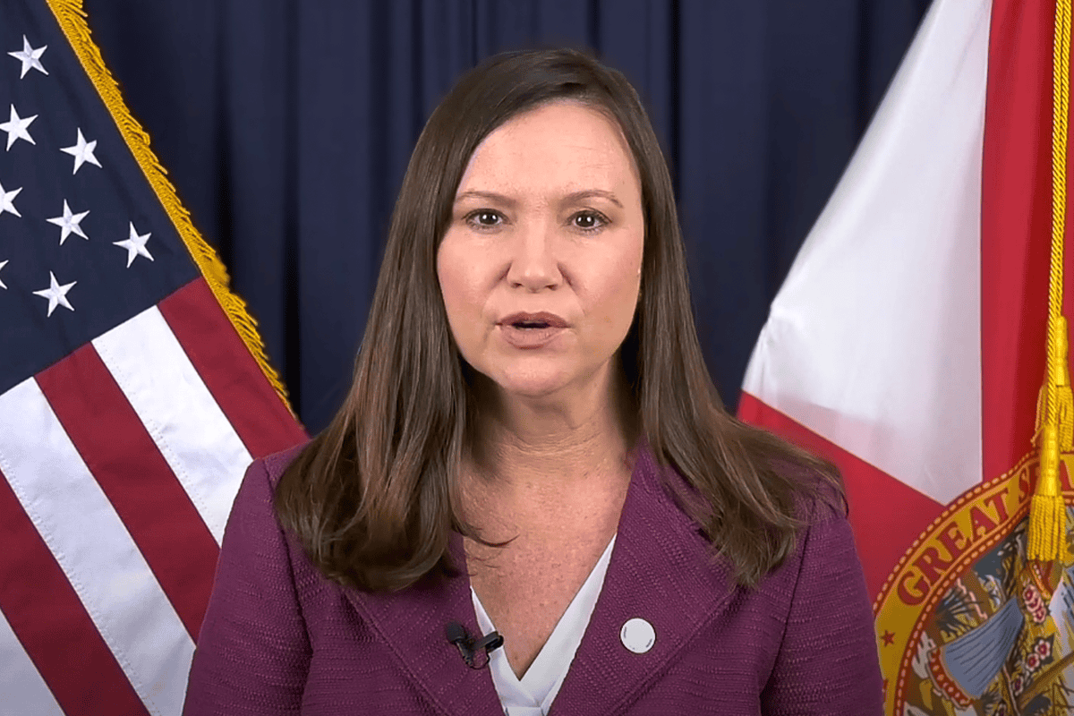 Florida Attorney General Ashley Moody, April 30, 2024. (Video/Moody's office)